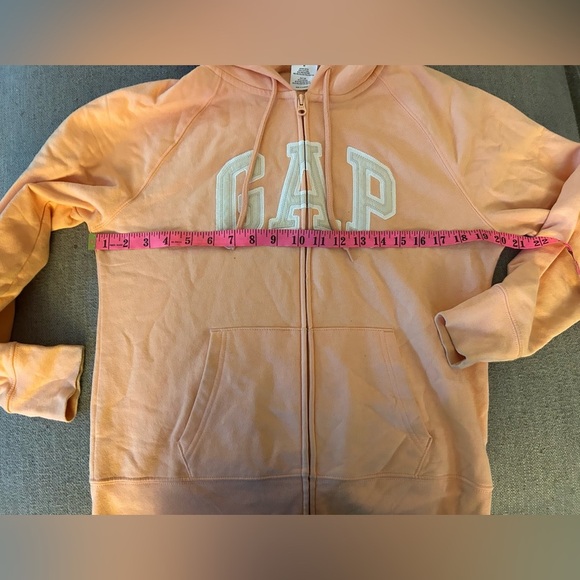 GAP Peach Hoodie Sweatshirt with Logo - Picture 2 of 6